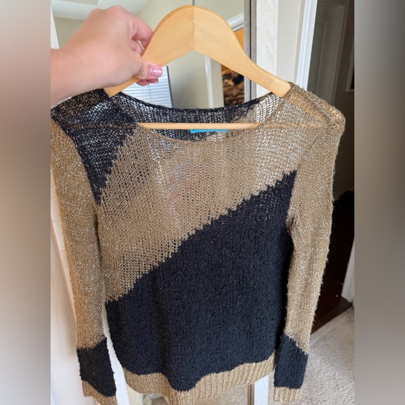 Alice + Olivia Black and Brown Sweater - Picture 2 of 6